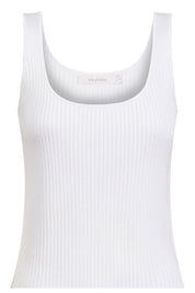 Adele Cotton Tank - White