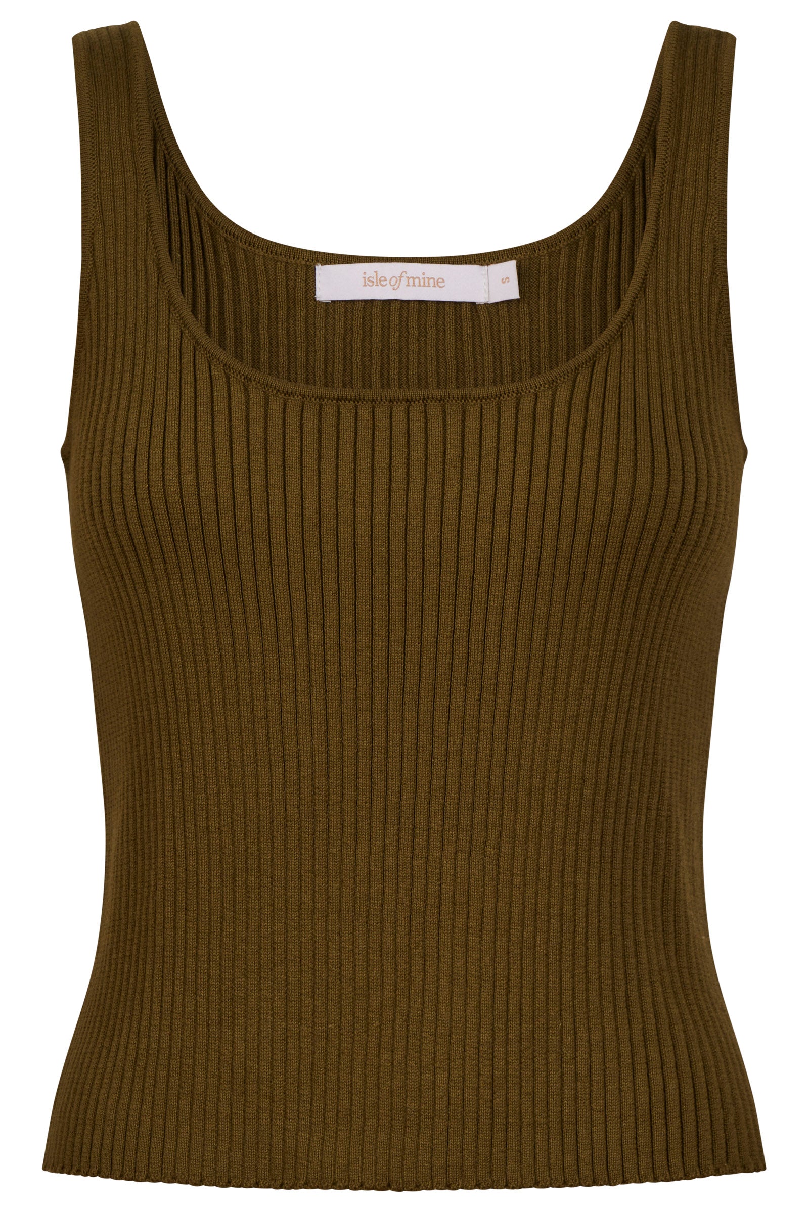 Adele Cotton Tank - Olive