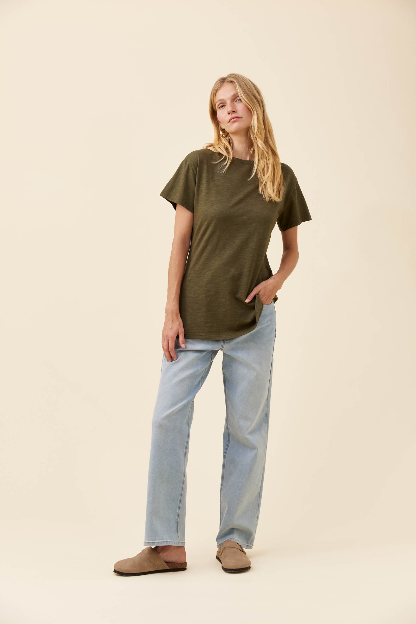Eva Tshirt - Olive