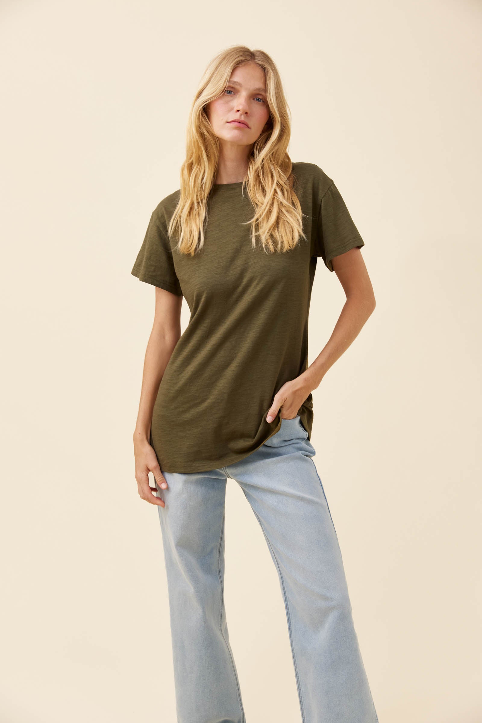 Eva Tshirt - Olive