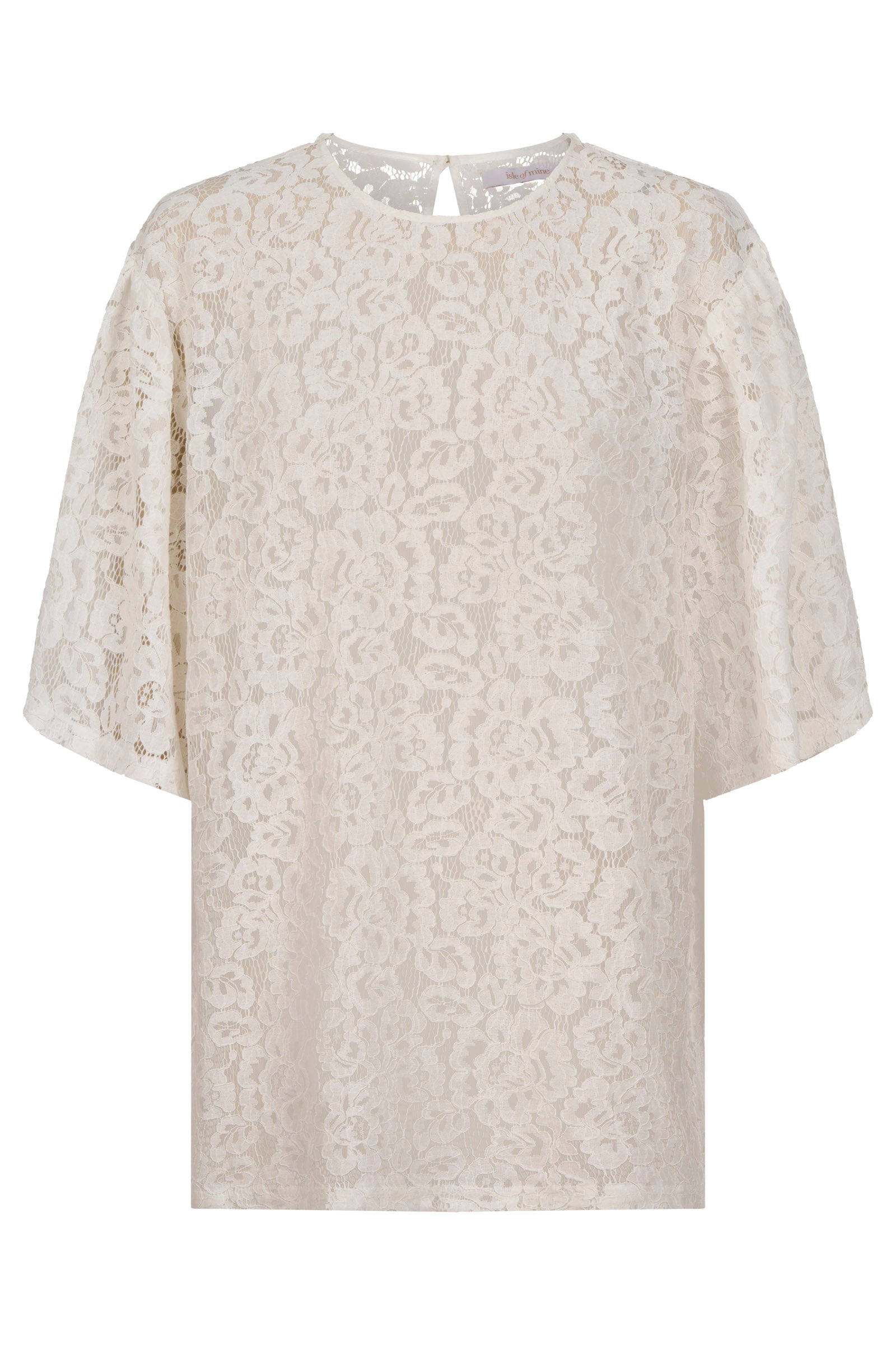 Ethel Lace Tshirt - White