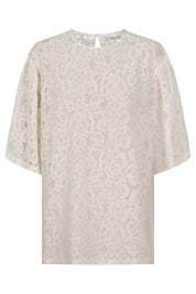 Ethel Lace Tshirt - White