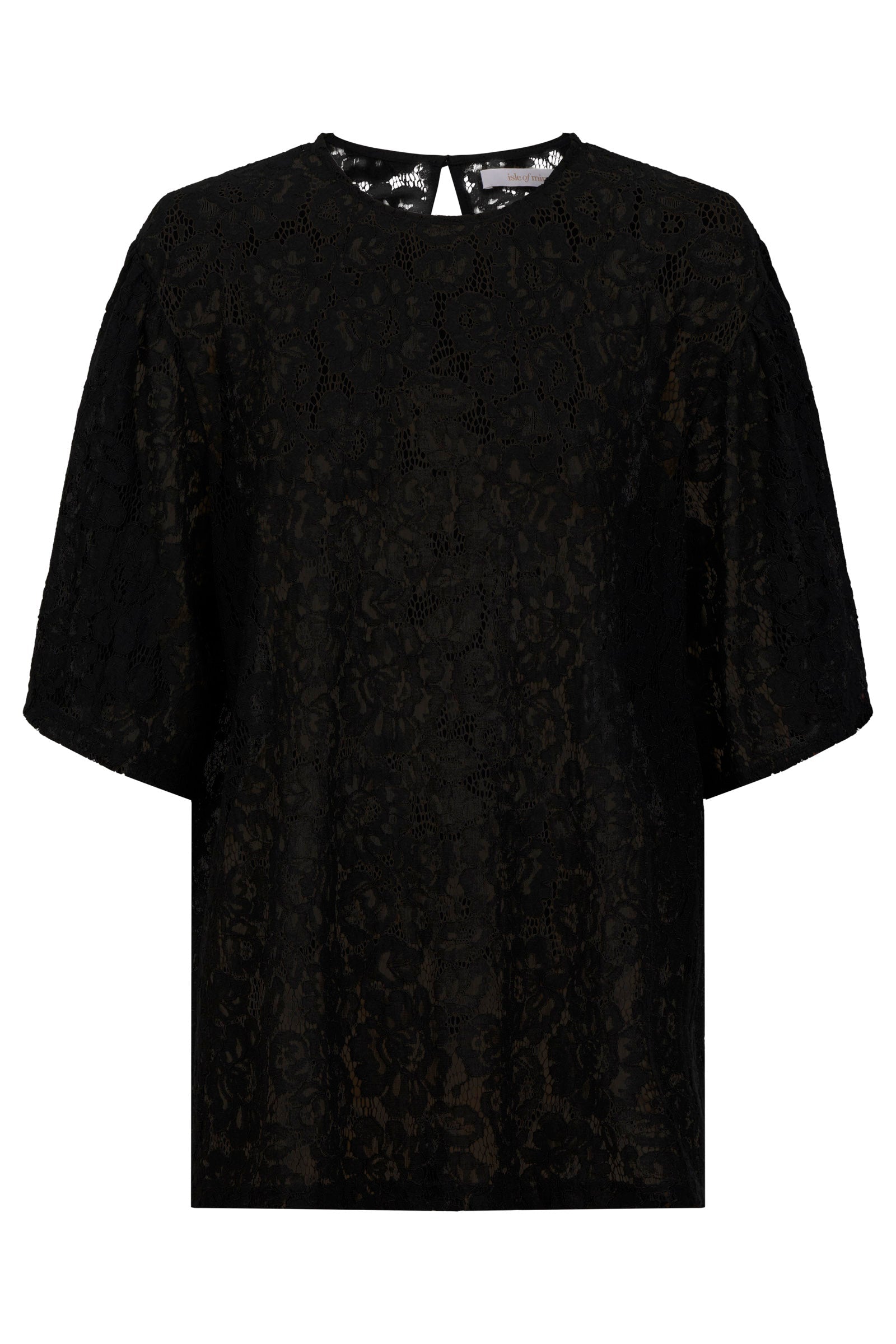 Ethel Lace Tshirt - Black