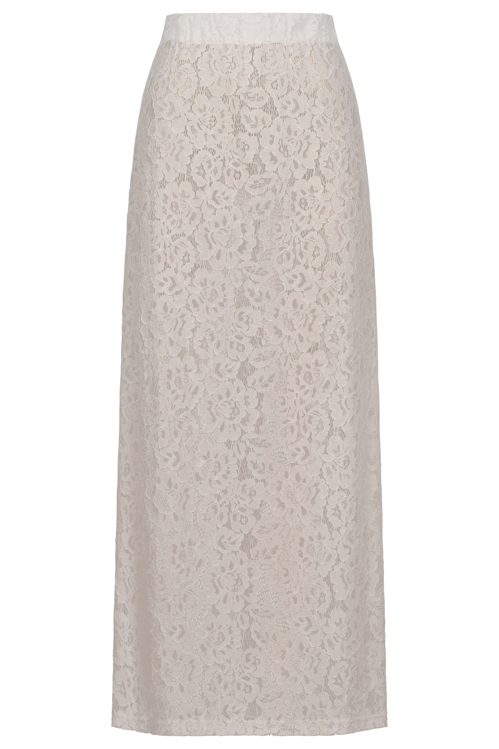 Ethel Lace Maxi Skirt - White