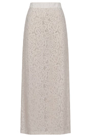 Ethel Lace Maxi Skirt - White