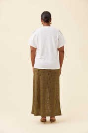 Eva Crochet Tshirt - White