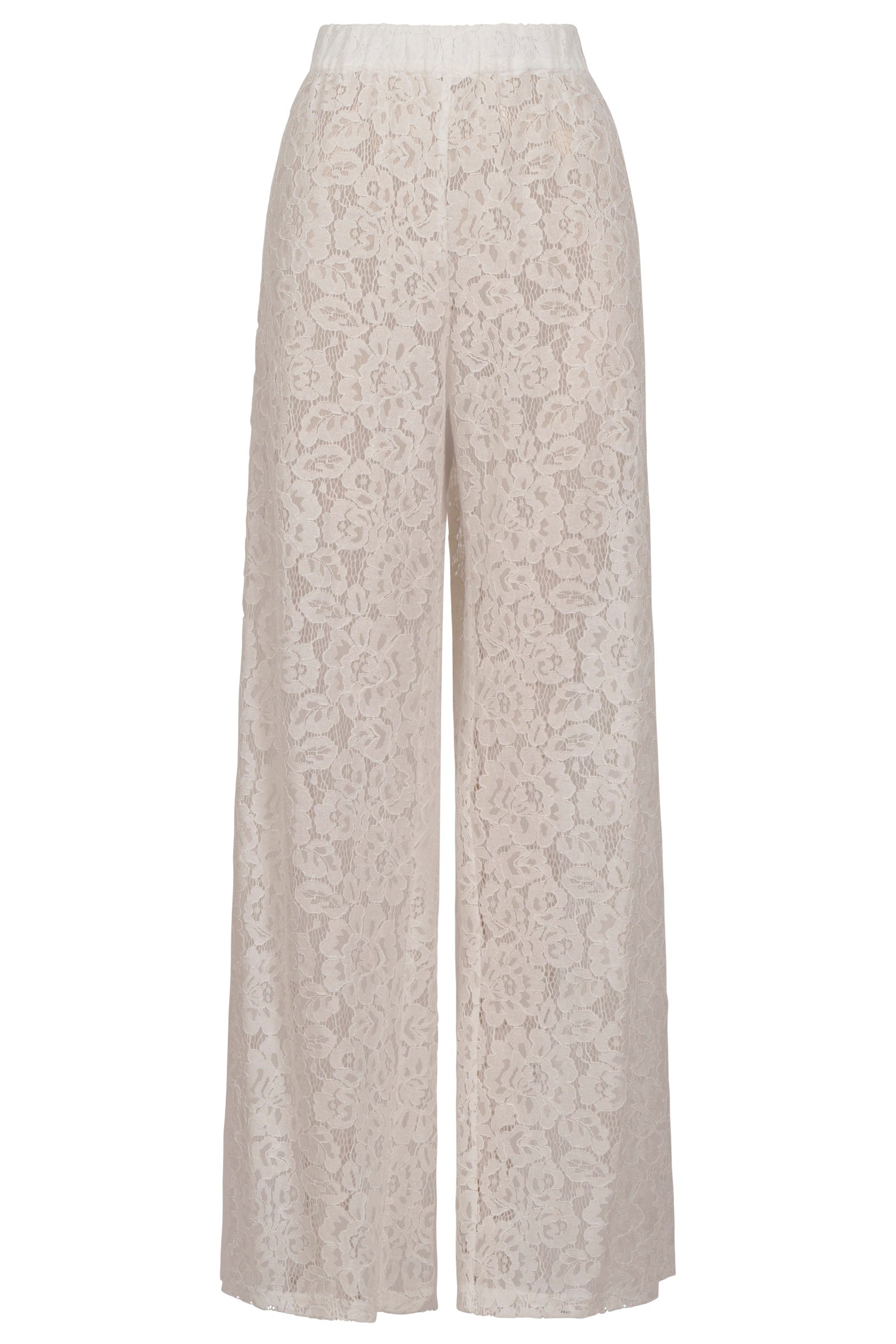Ethel Lace Pant - White
