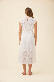 Ethel Lace Dress - White