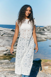 Ethel Lace Dress - White