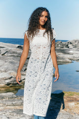 Ethel Lace Dress - White