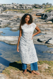 Ethel Lace Dress - White