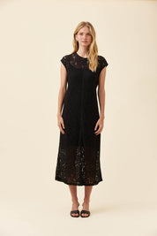 Ethel Lace Dress - Black