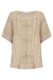 Maggie Crochet Top - Canvas
