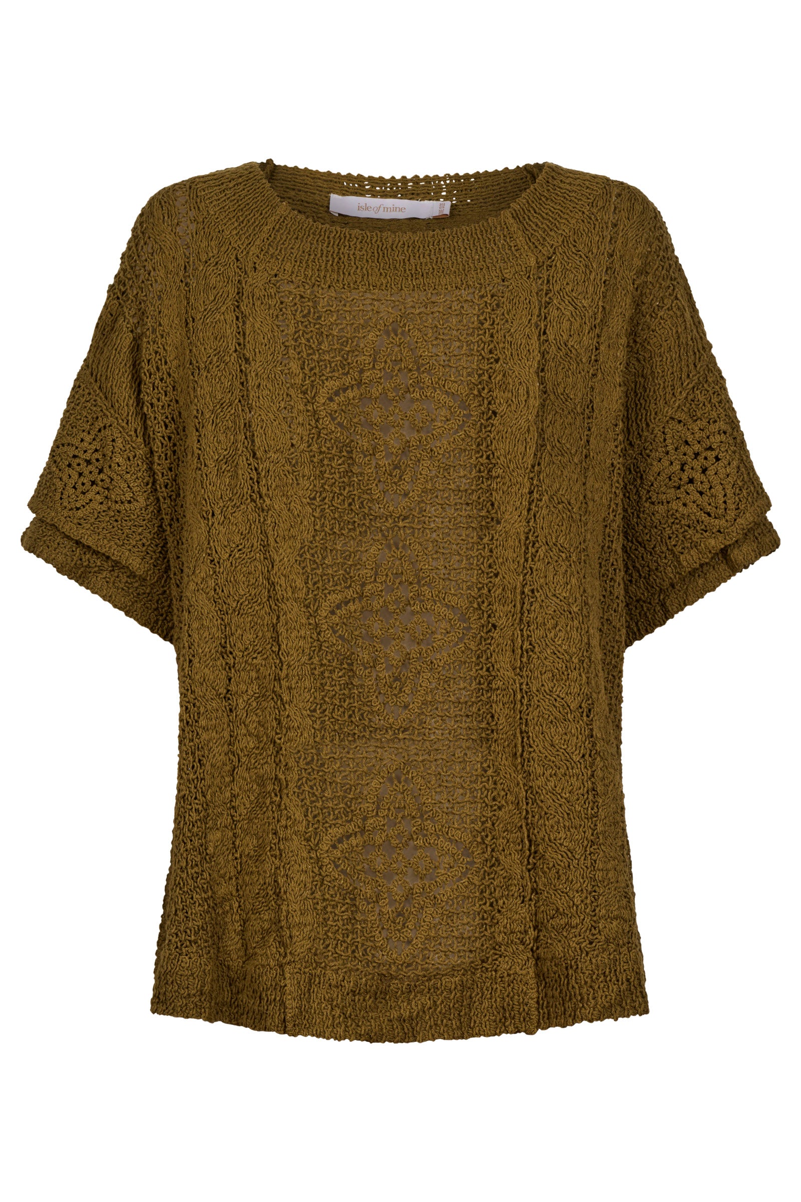 Maggie Crochet Top - Olive