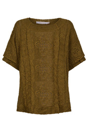 Maggie Crochet Top - Olive