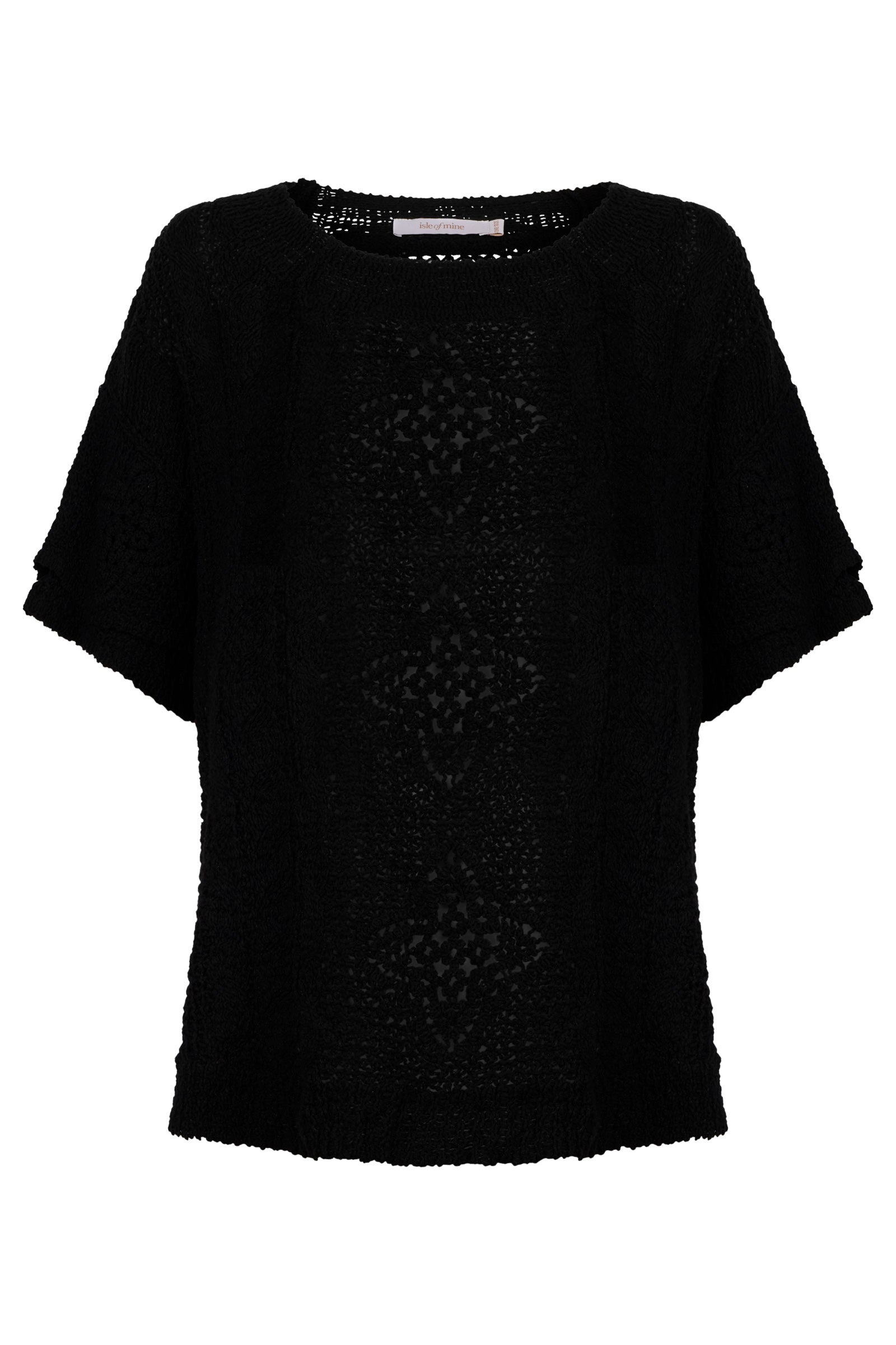 Maggie Crochet Top - Black