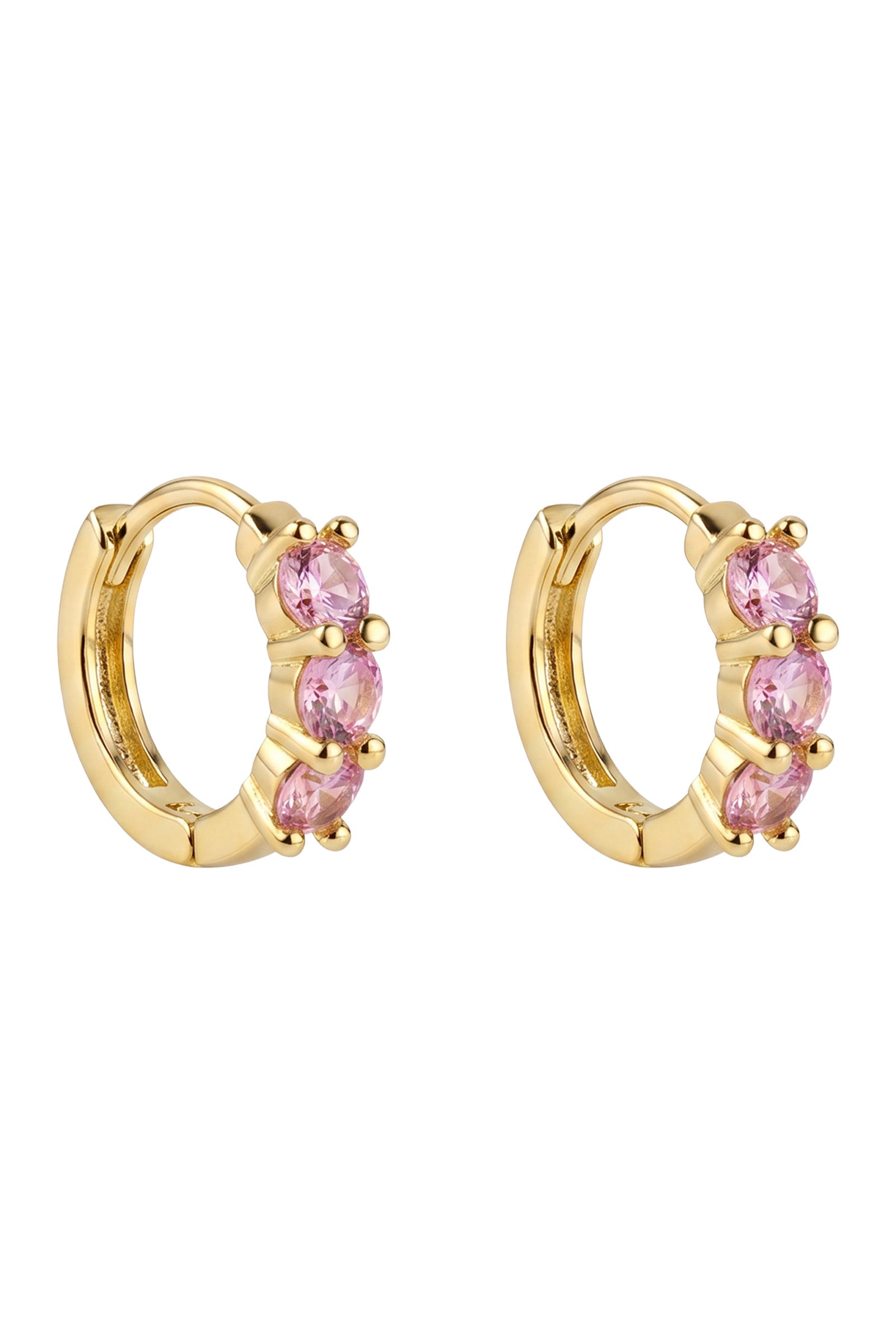Rosa Huggie Earring - Light Pink