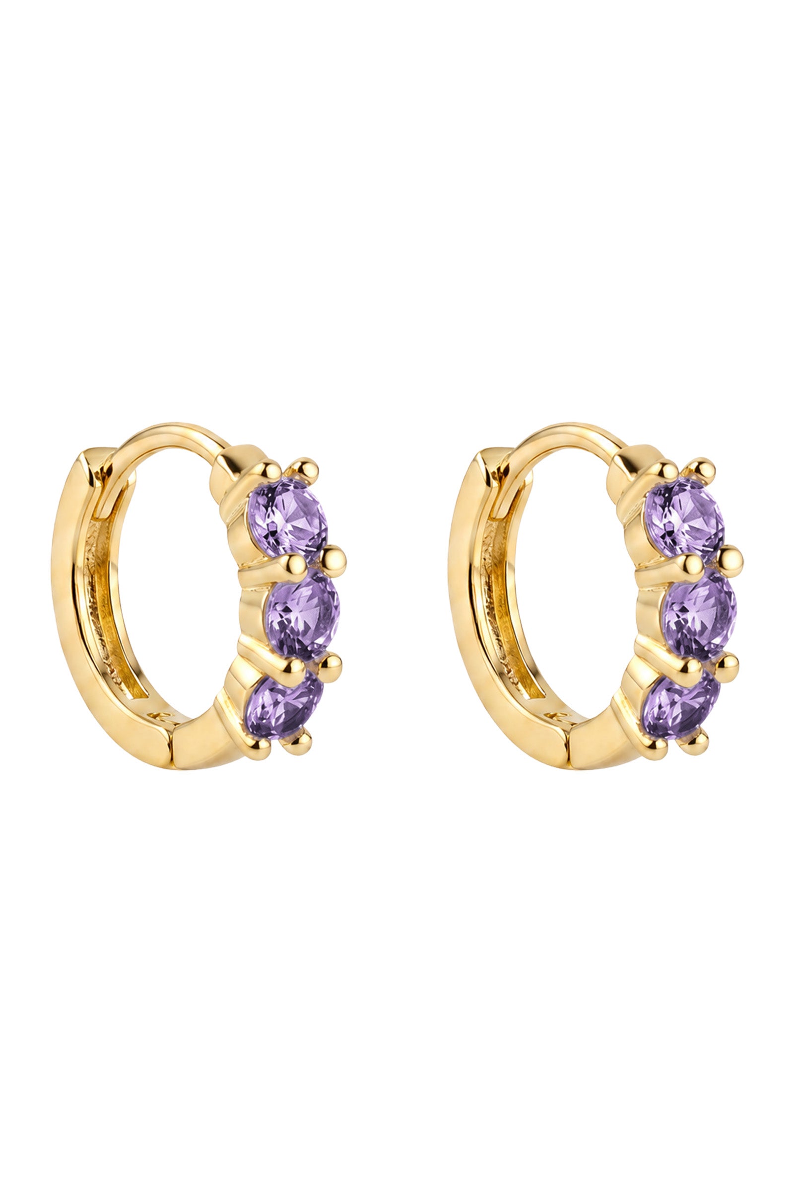 Rosa Huggie Earring - Lilac
