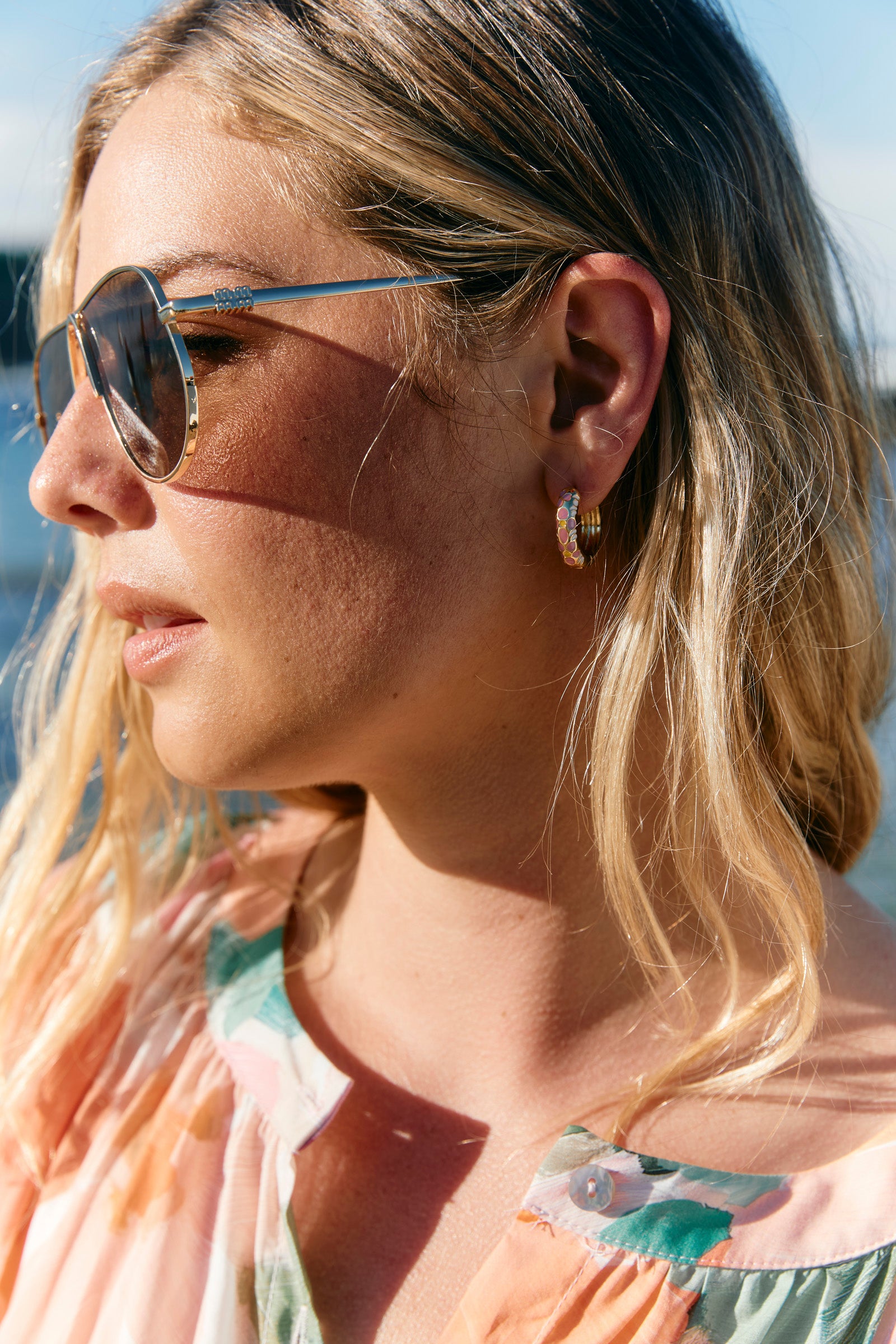 Adele Earring - Light Pink