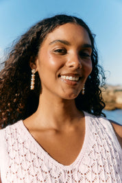 Frances Earring - Pearl