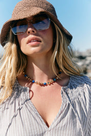 Frances Necklace - Azure
