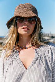 Frances Necklace - Azure