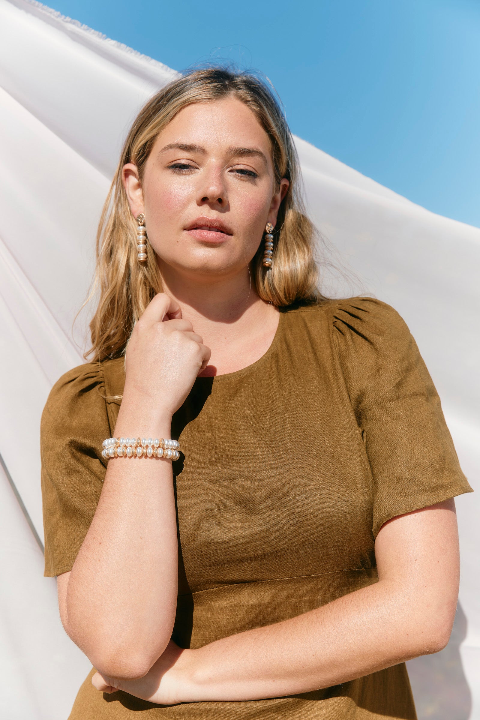 Frances Bracelet - Pearl