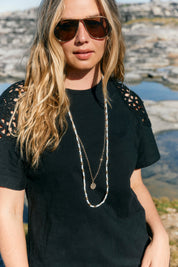 Frida Necklace - Gold / White