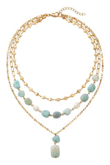 Marcelle Necklace - Mint Layer