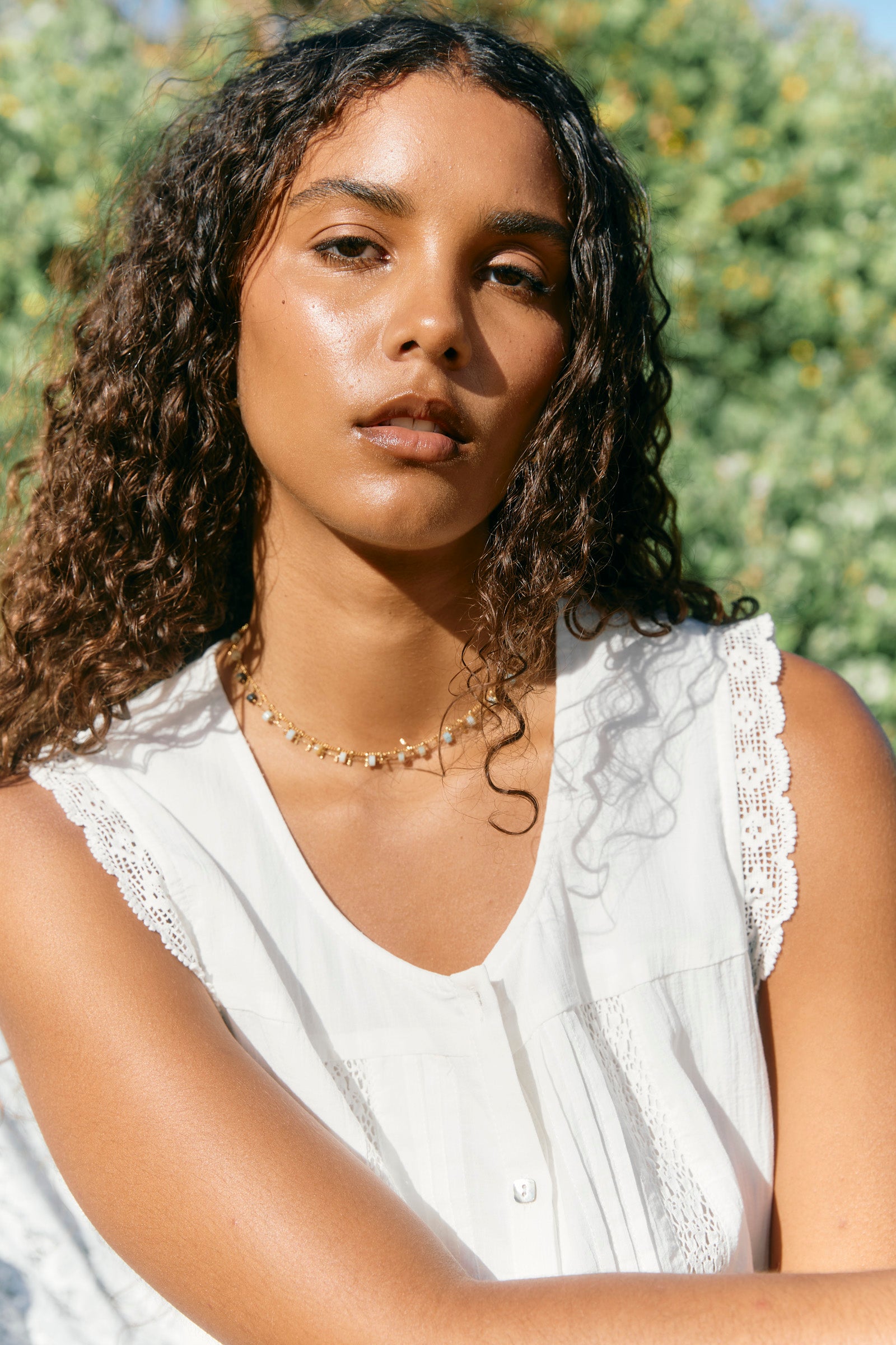 Marcelle Necklace - Double Chain