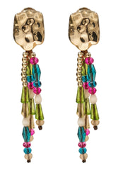 Mia Earring - Pink / Teal