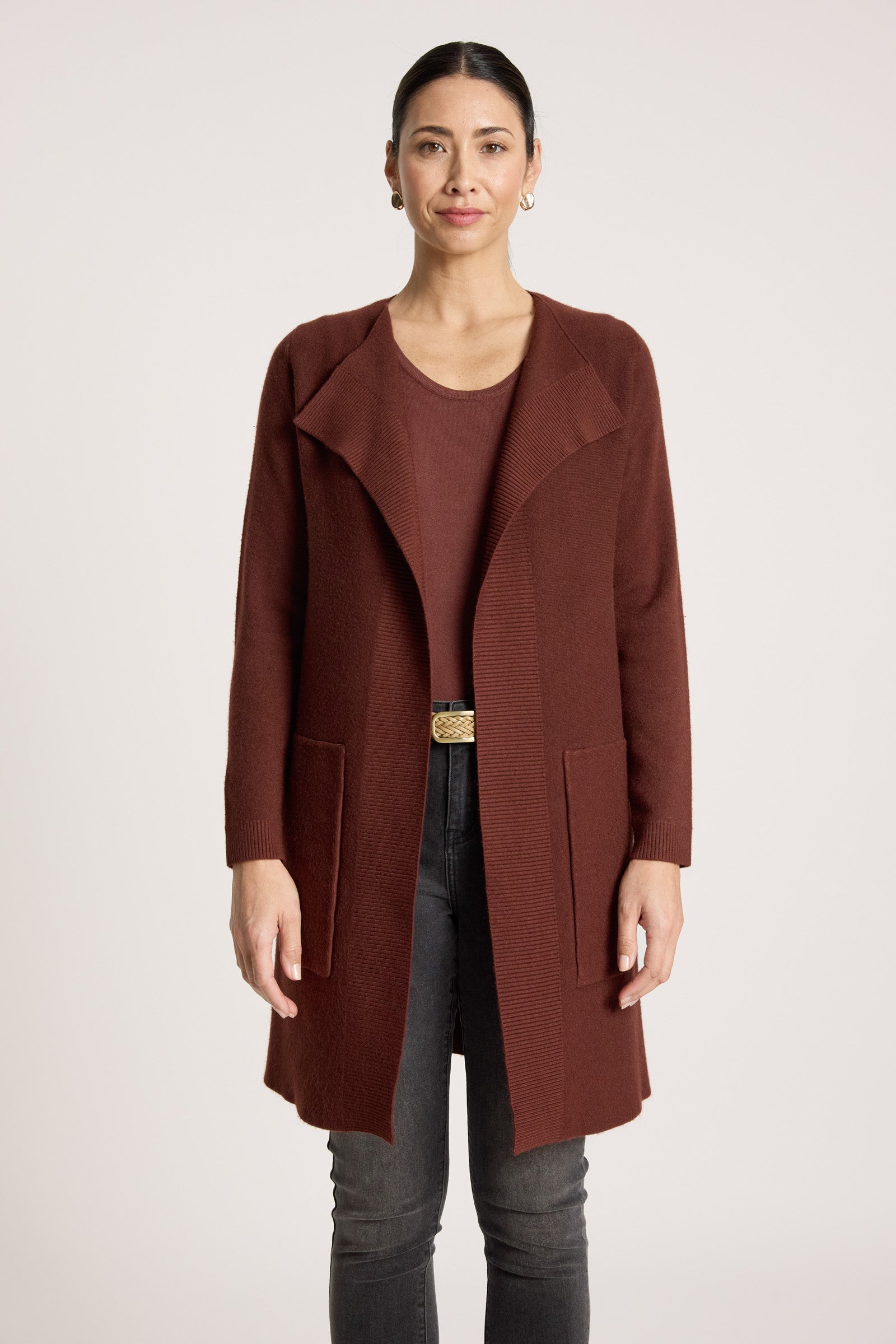 Samira Cardigan - Mahogany