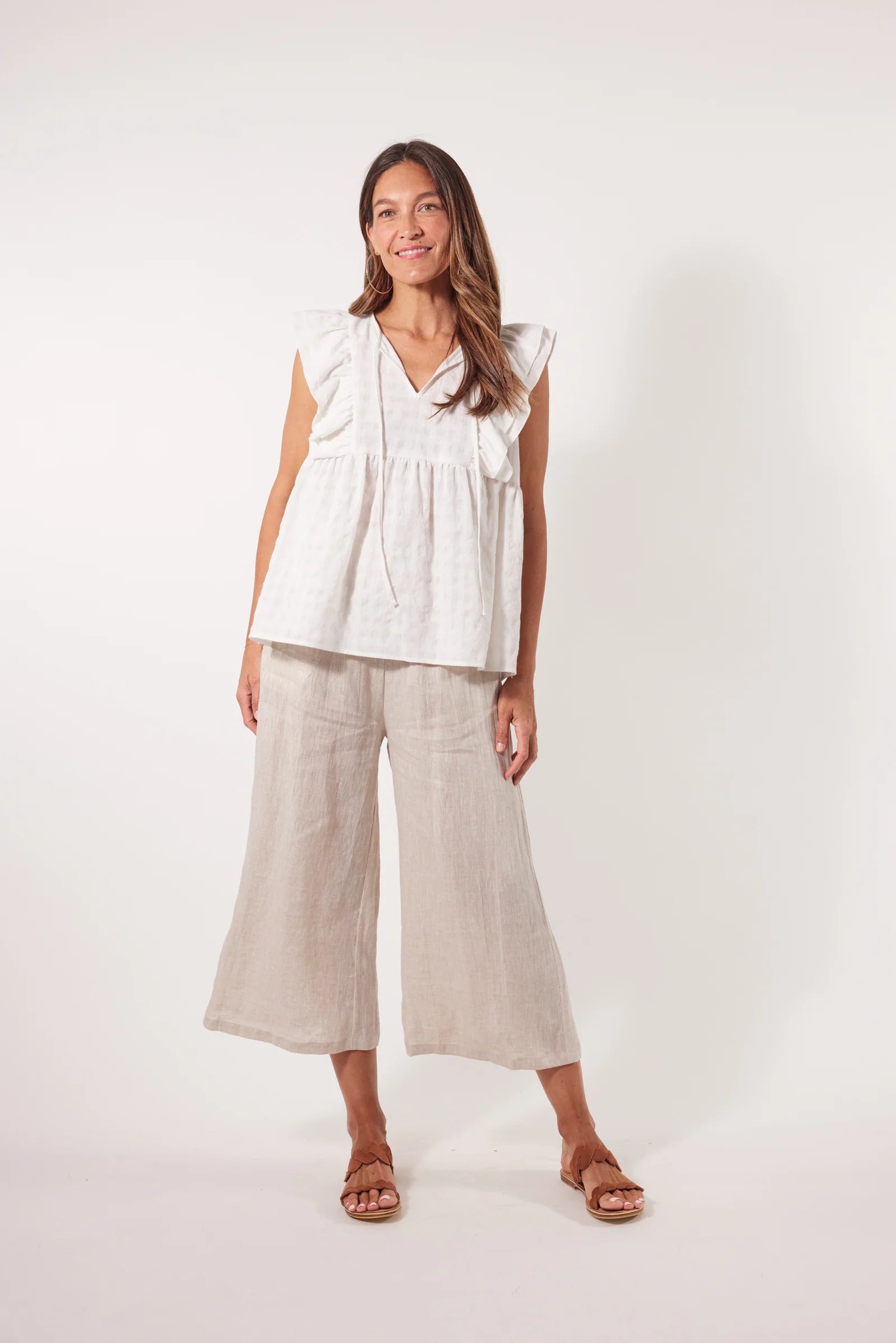Alfresco Frill Top - Lotus
