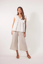 Alfresco Frill Top - Lotus