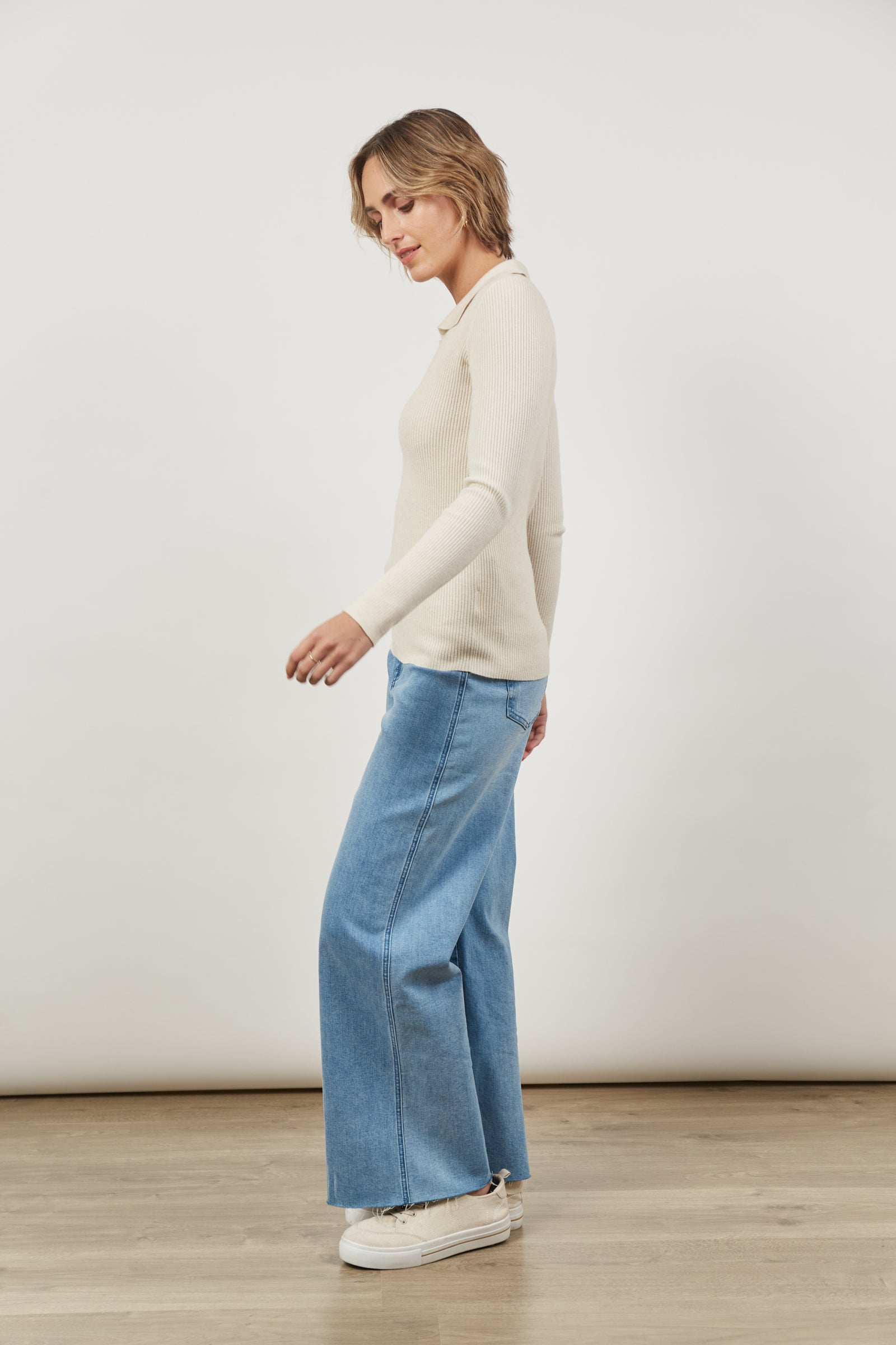 Cosmo Knit Top - Creme