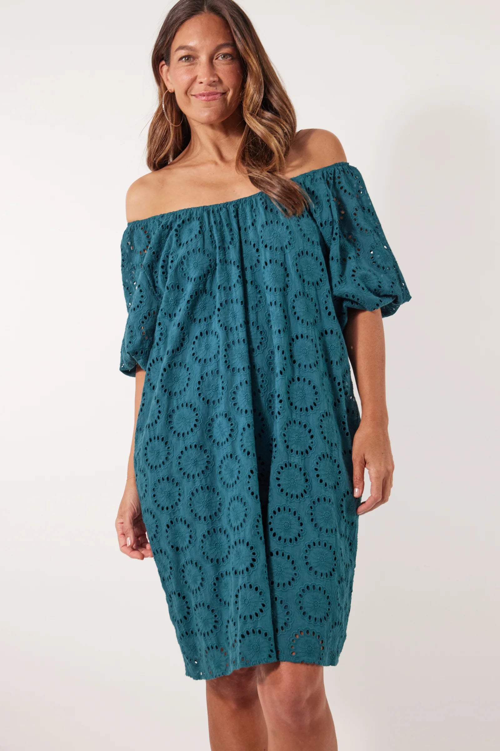 Parterre Dress - Teal