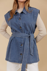 Freya Vest - Denim