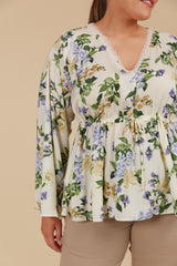 Maia Relaxed Top - Ethereal