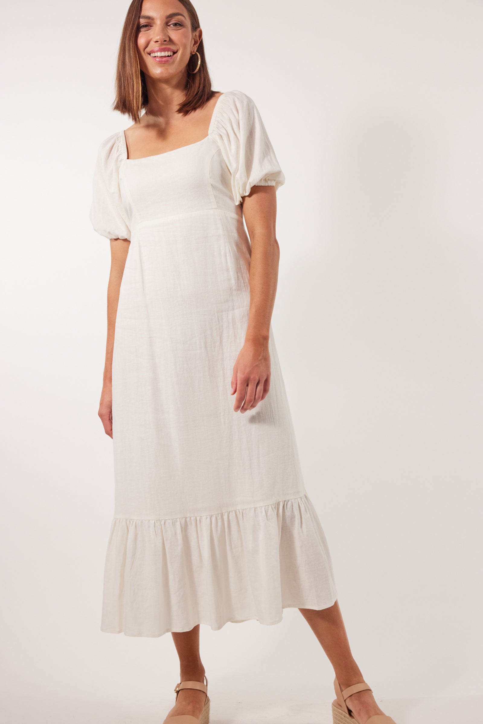 Flora Tie Dress - Lotus