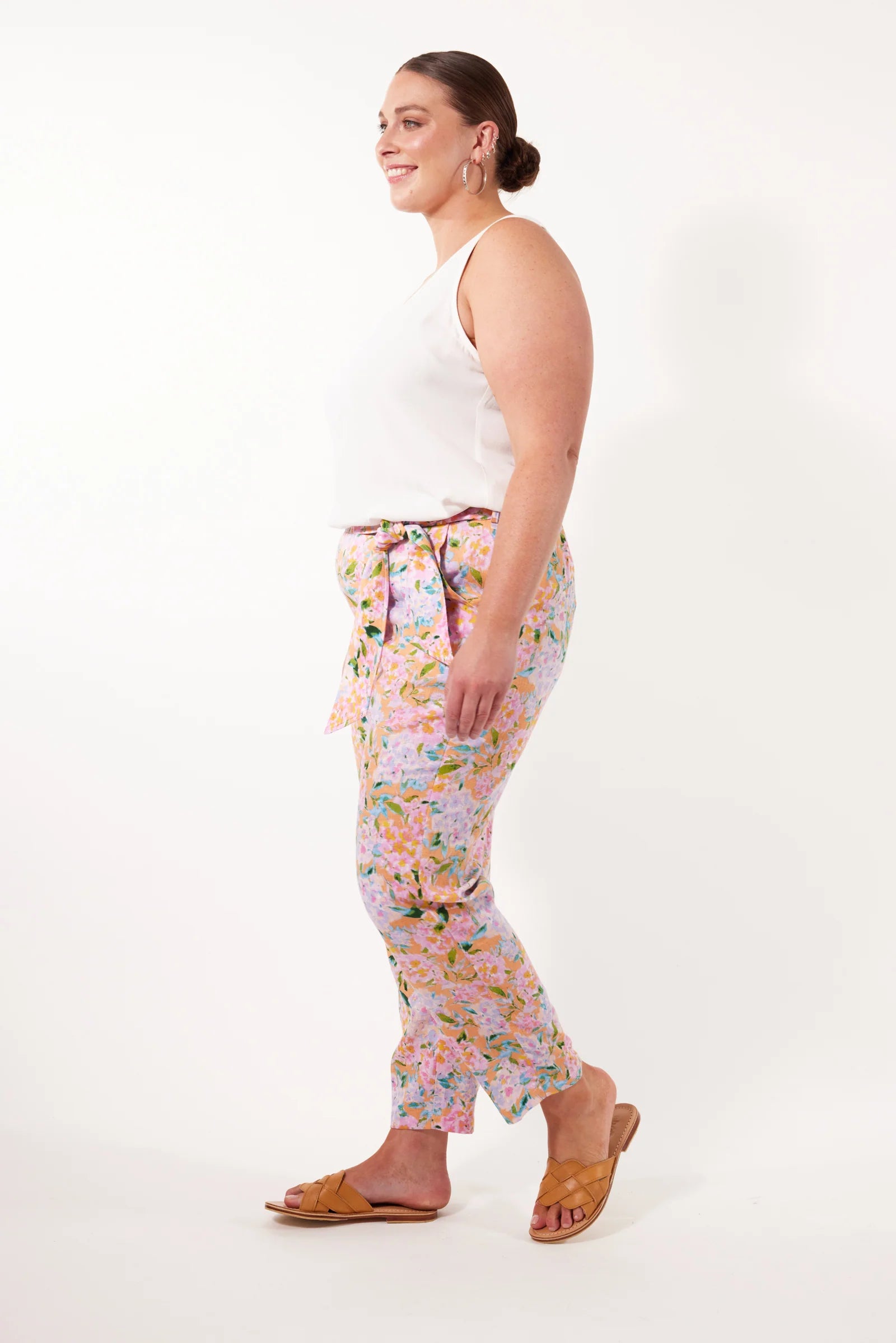 Flora Pant - Sunset Hydrangea