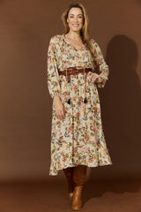 Flourish Maxi Dress - Fawn