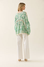 Oline Lace Cape - Jasmine
