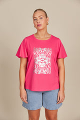Esme Tshirt - Raspberry