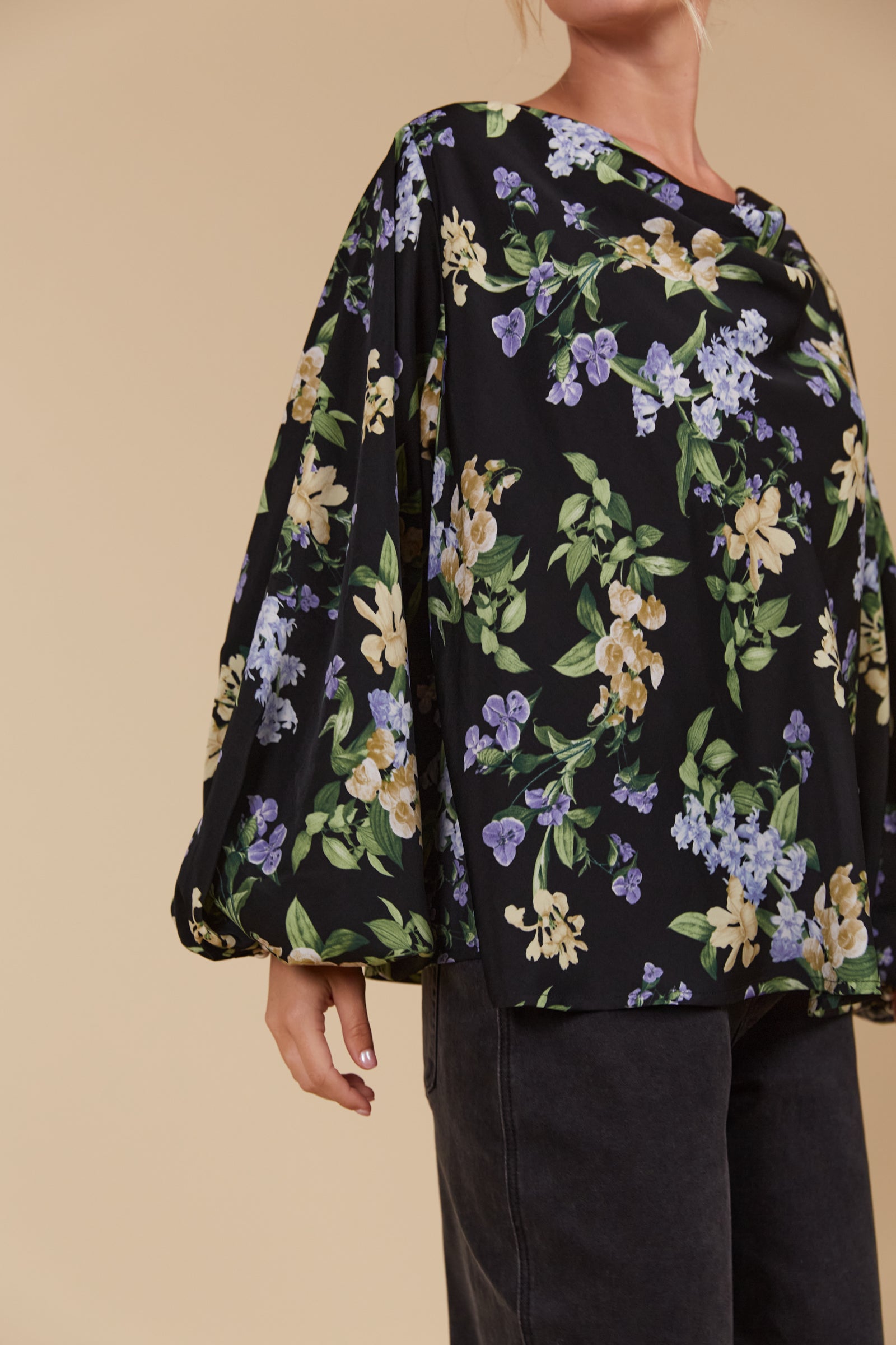Maia Cowl Top - Celestial