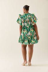 Aurora Frill Dress - Paisley