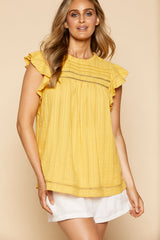 Harmony Peasant Tank - Amber