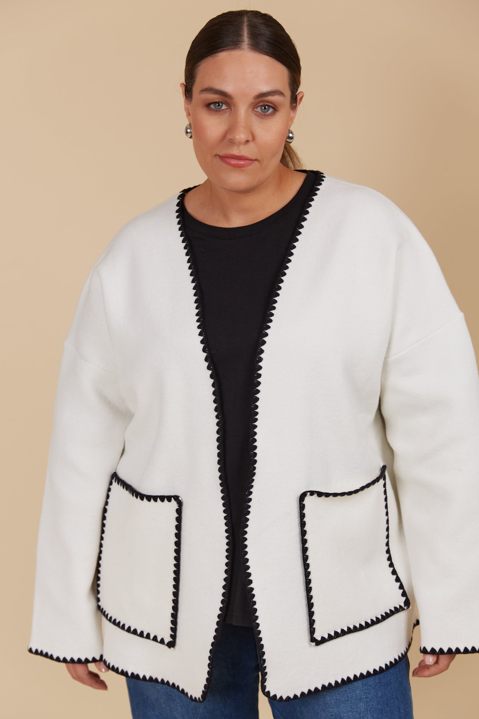 Athena Cardigan - Ivory