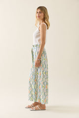 Ingrid Cropped Pant - Tile
