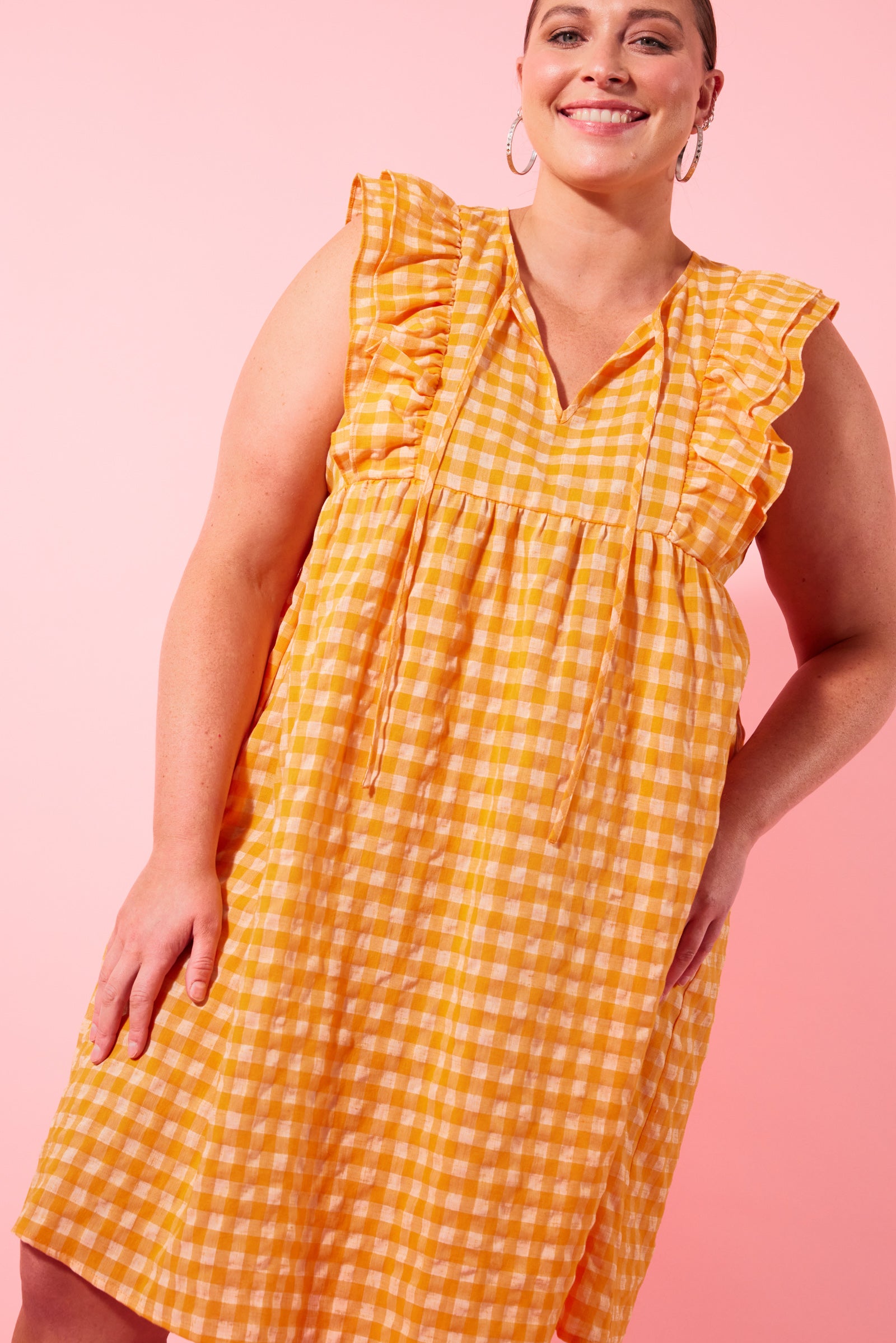 Alfresco Frill Dress - Sunrise