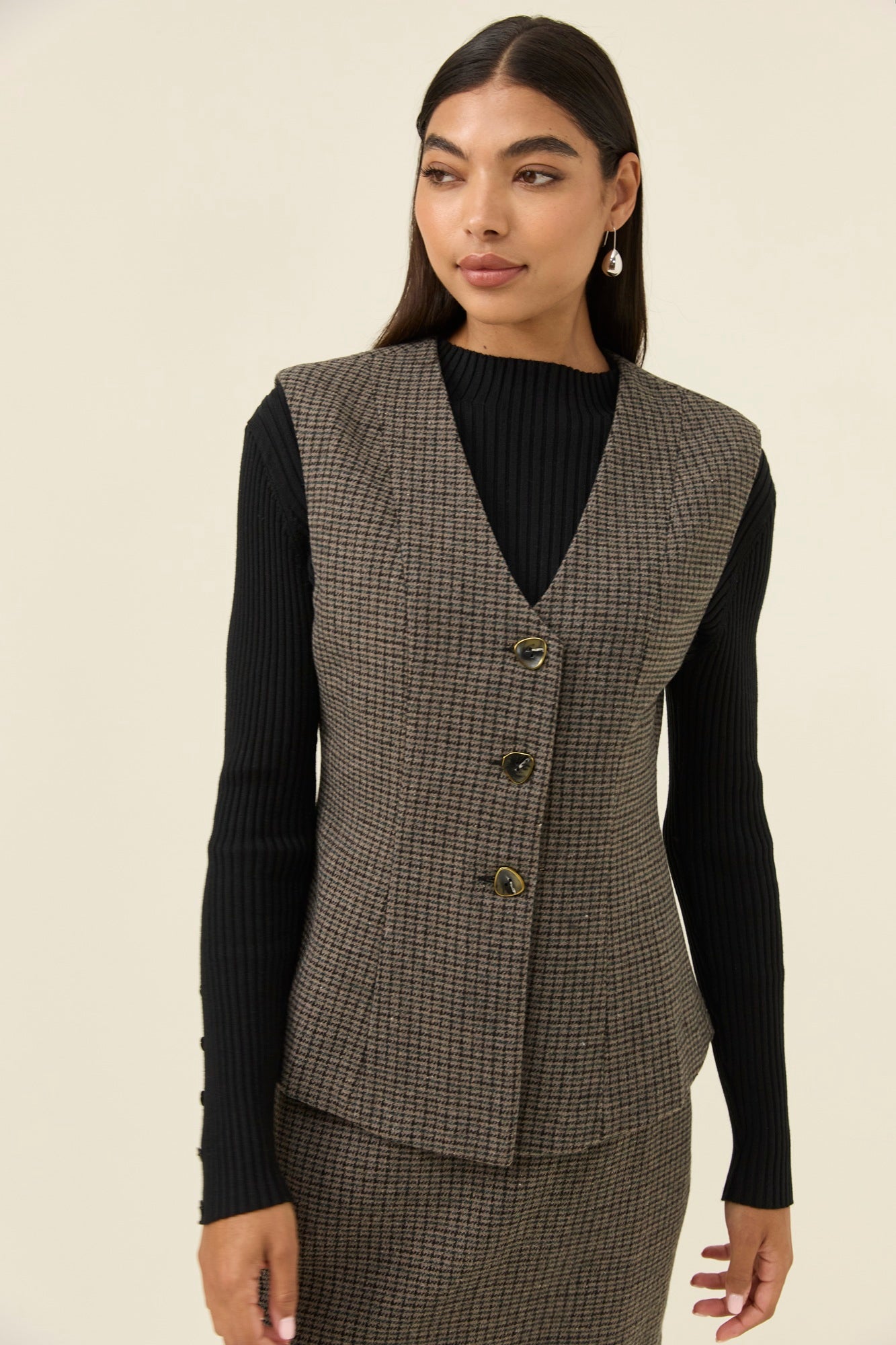 Cassidy Vest - Charcoal
